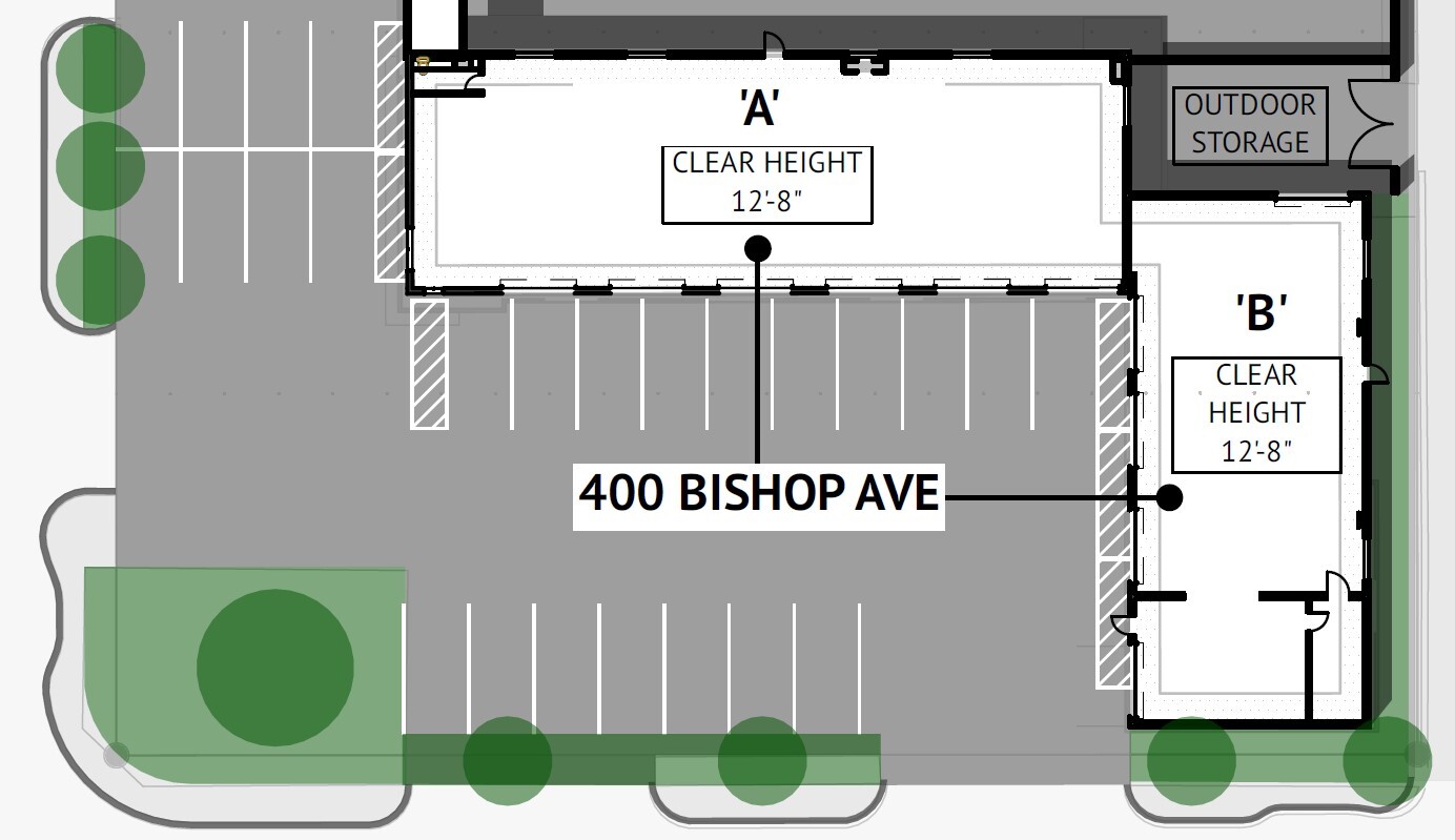 400 Bishop Ave, Richardson, TX à louer Plan de site- Image 1 de 1