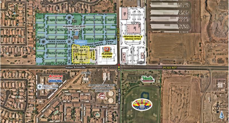 NW El Mirage Rd & Indian School Rd, Avondale, AZ for lease - Building Photo - Image 1 of 4