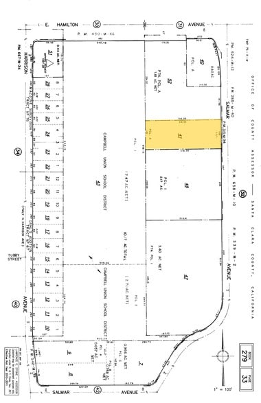 577 Salmar Ave, Campbell, CA for sale - Plat Map - Image 3 of 11
