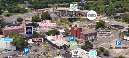 1 55th Pl S, Birmingham, AL - AERIAL  map view