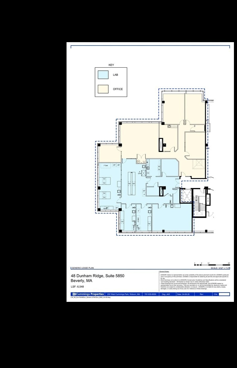 48 Dunham Rd, Beverly, MA for lease Typical Floor Plan- Image 1 of 1