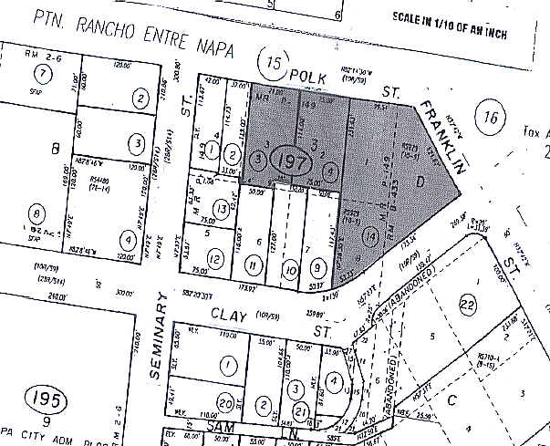 1400 Clay St, Napa, CA à vendre - Plan cadastral - Image 2 de 47