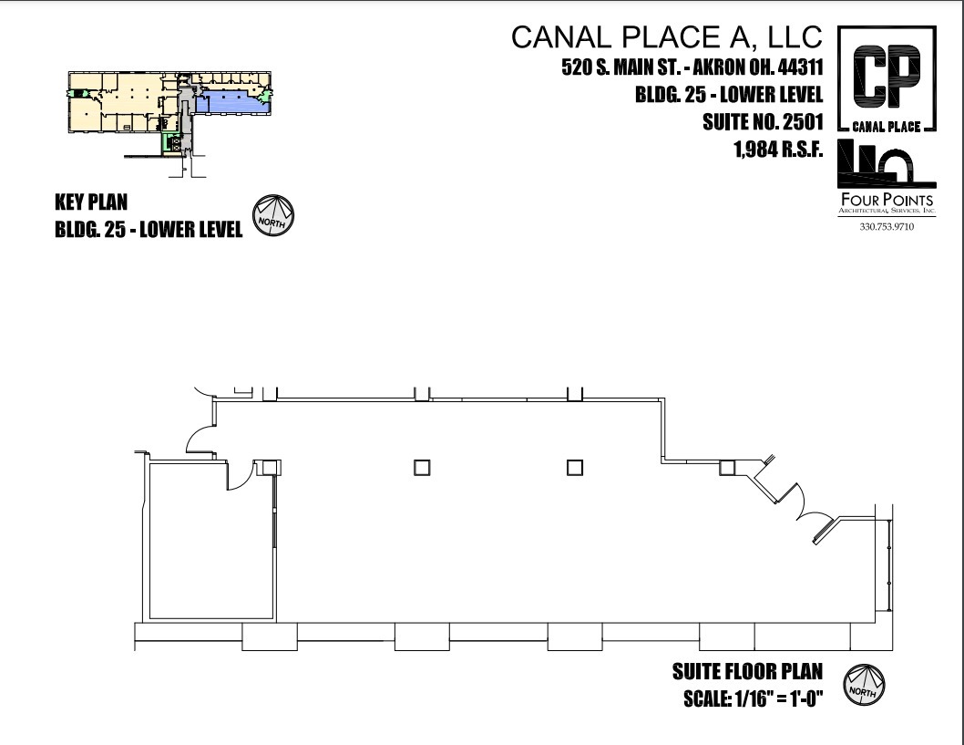 540 S Main St, Akron, OH à louer Plan d  tage- Image 1 de 1