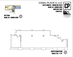 540 S Main St, Akron, OH à louer Plan d  tage- Image 1 de 1