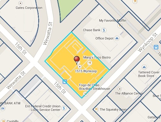 1515 Wynkoop St, Denver, CO à louer - Plan cadastral - Image 2 de 8