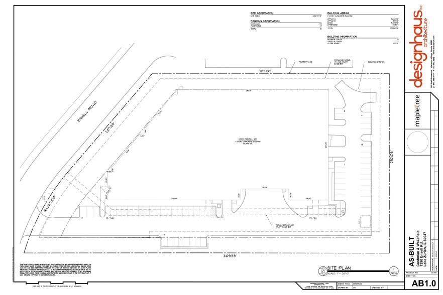 1290-1298 Ensell Rd, Lake Zurich, IL for lease - Site Plan - Image 1 of 5