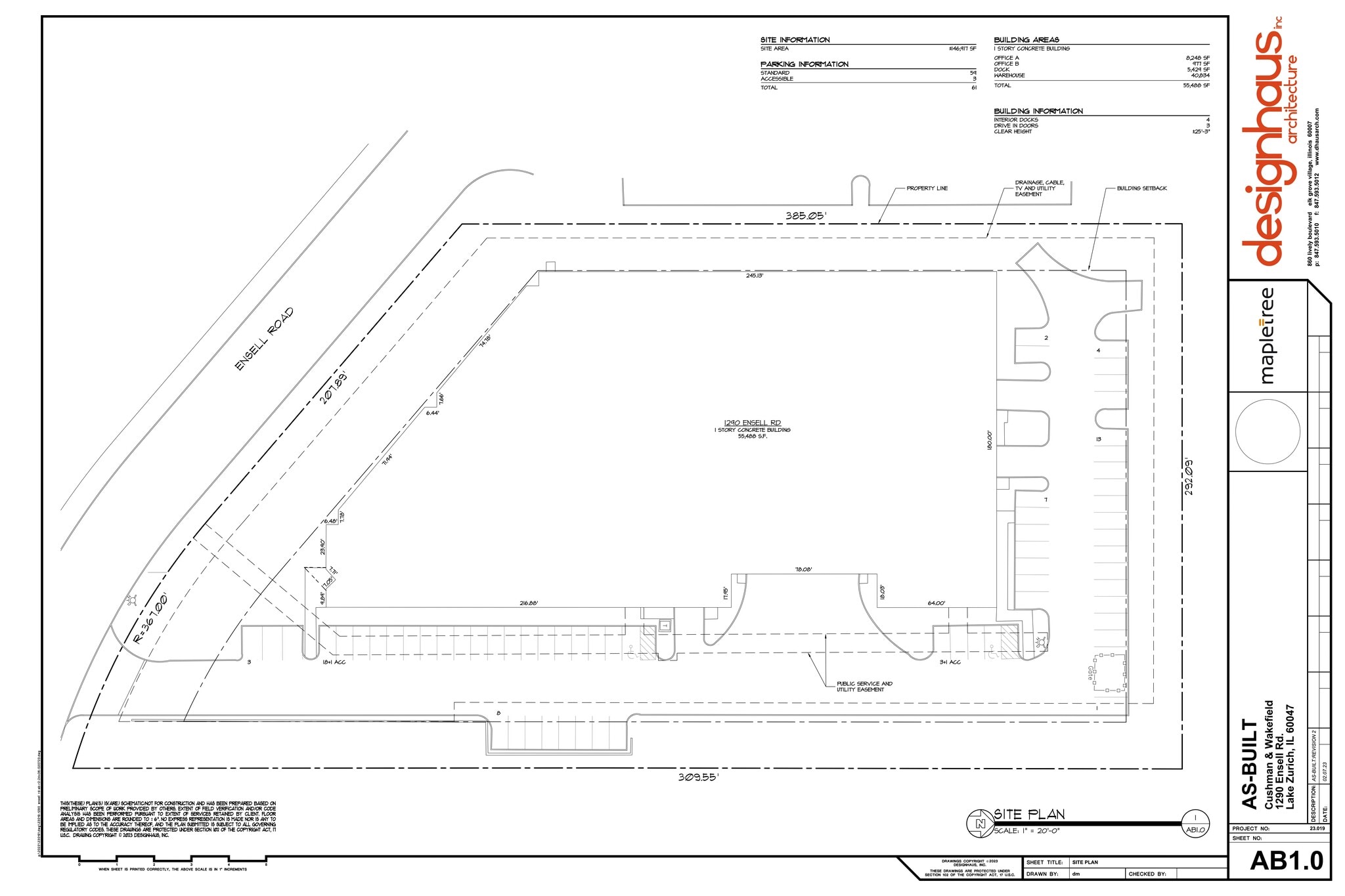 1290-1298 Ensell Rd, Lake Zurich, IL for lease Site Plan- Image 1 of 6