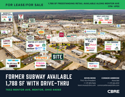 Former Subway Available with Drive-Thru - Restaurant avec service au volant