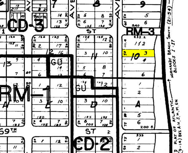 6979 Collins Ave, Miami, FL à vendre - Plan cadastral - Image 2 de 4