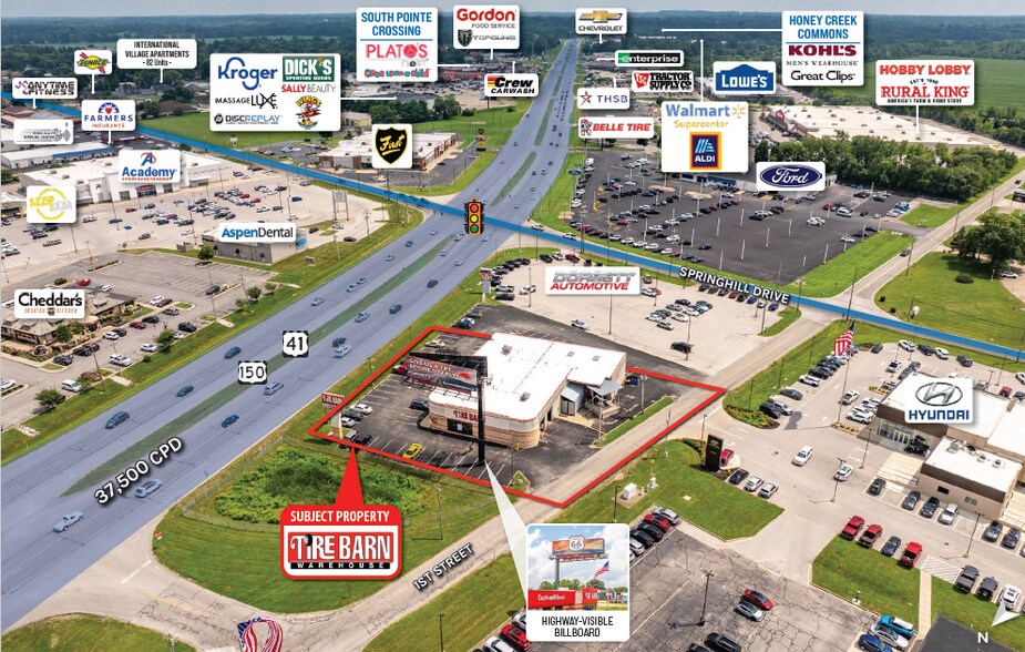 4423 S US Highway 41, Terre Haute, IN à vendre - Photo du bâtiment - Image 3 de 5