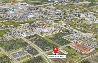 355 School St, Tomball, TX - AERIAL  map view - Image1