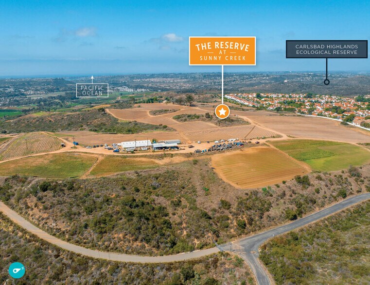 3250 Sunny Creek Rd, Carlsbad, CA à vendre - Aérien - Image 3 de 4