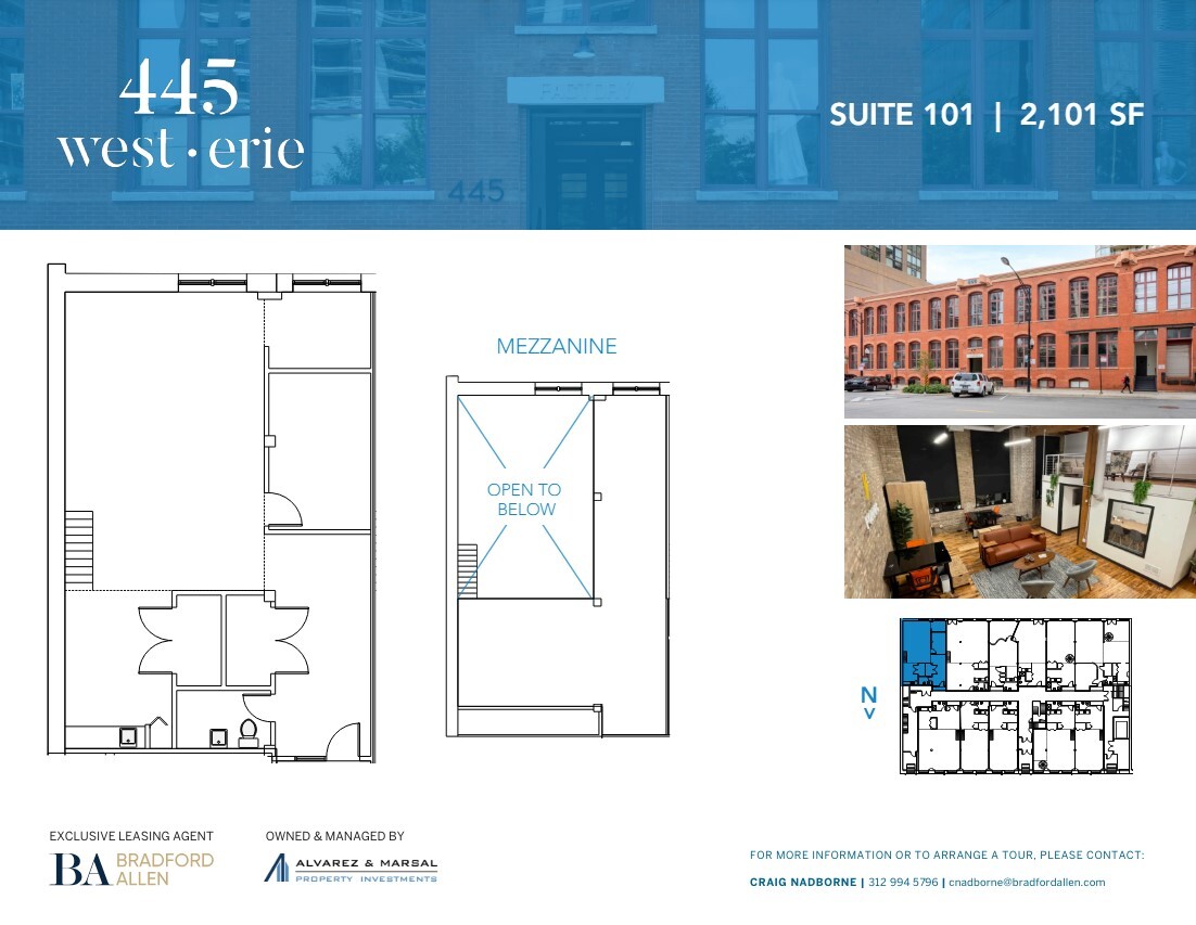 445 W Erie St, Chicago, IL for lease Floor Plan- Image 1 of 4