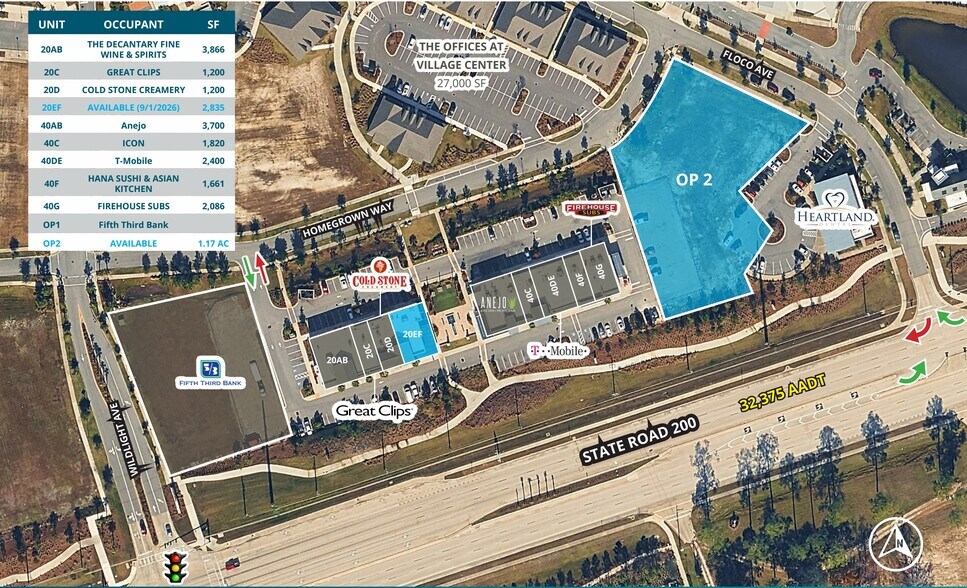 OP2 Homegrown Way, Yulee, FL for lease - Site Plan - Image 1 of 1