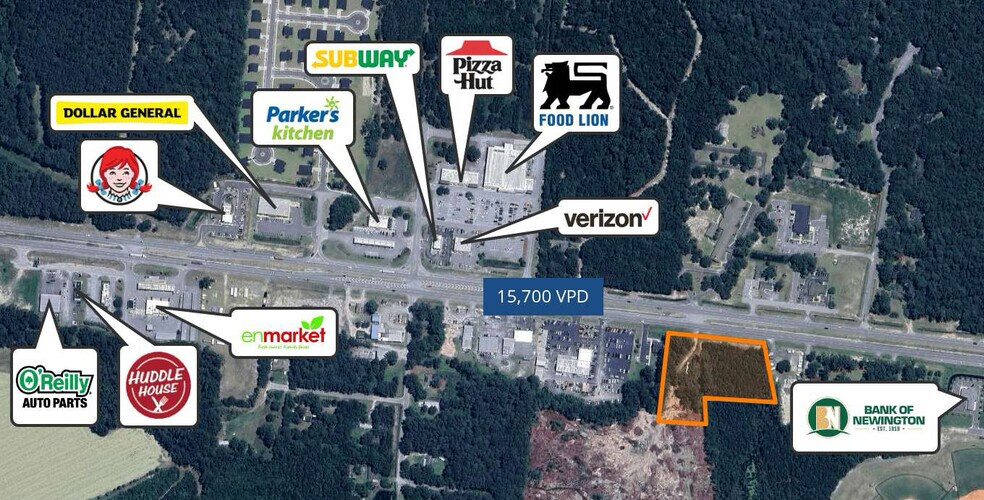 1560 GA-21, Springfield, GA à louer - Aérien - Image 2 de 3