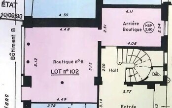 Retail in Paris for lease Floor Plan- Image 1 of 1