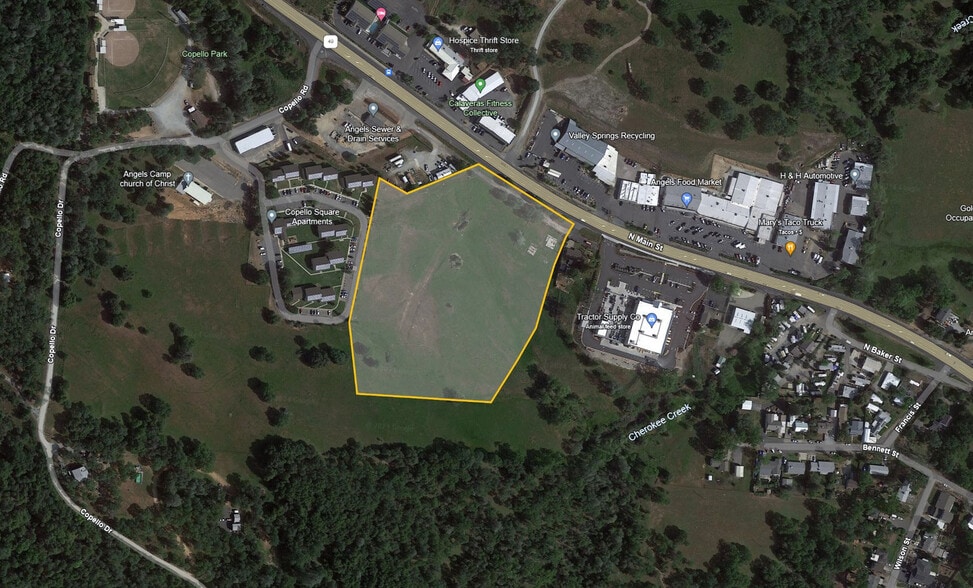 493 Main st, Angels Camp, CA for sale - Aerial - Image 2 of 15