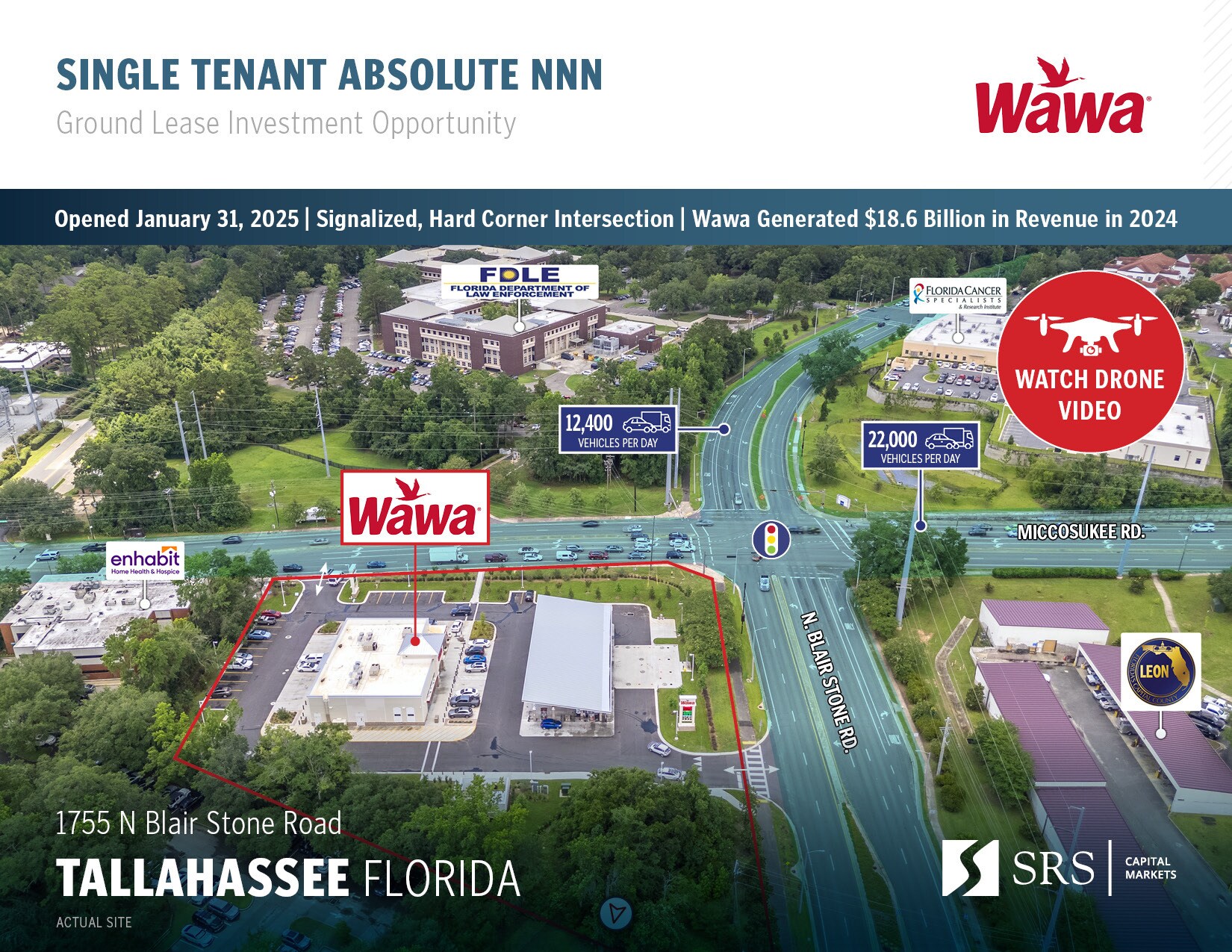 1755 N Blair Stone Rd, Tallahassee, FL à vendre Photo du bâtiment- Image 1 de 11