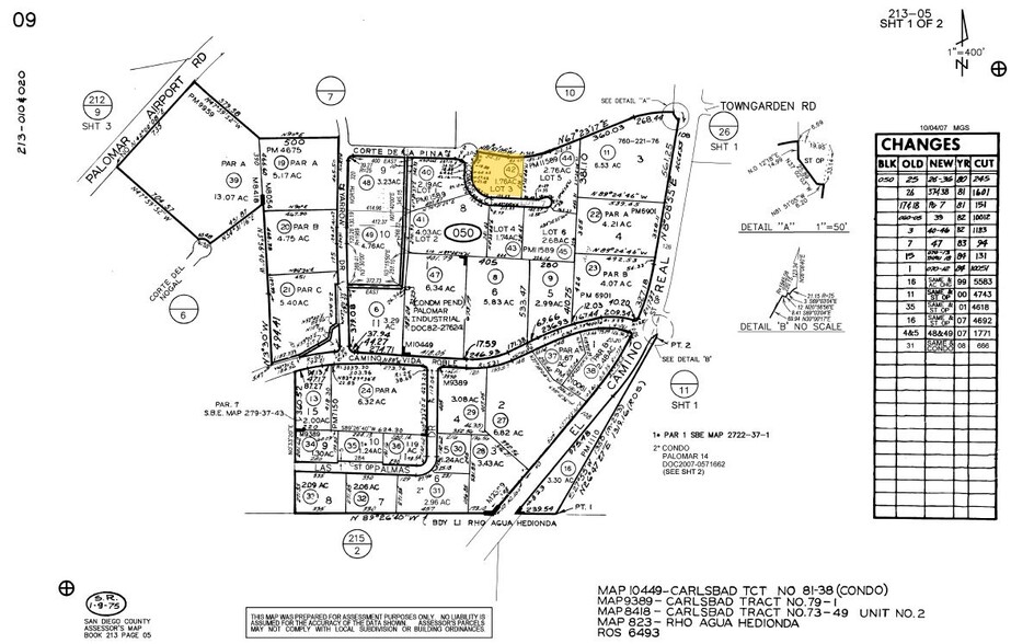 2270 Cosmos Ct, Carlsbad, CA à louer - Plan cadastral - Image 2 de 6