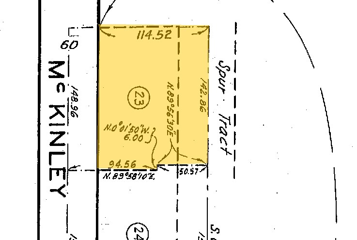 6800 McKinley Ave, Los Angeles, CA à vendre - Plan cadastral - Image 2 de 2