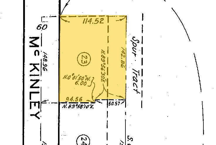 6800 McKinley Ave, Los Angeles, CA for sale - Plat Map - Image 2 of 2