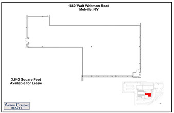 1860 Walt Whitman Rd, Melville, NY for lease Floor Plan- Image 1 of 1