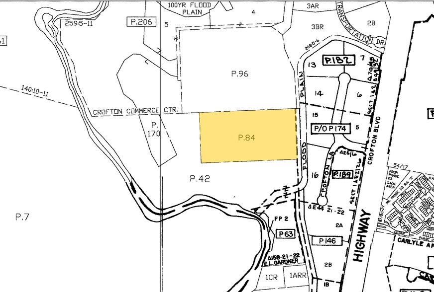 1230 Cronson Blvd, Crofton, MD for lease - Plat Map - Image 2 of 2