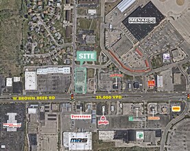 8488 W Brown Deer Rd, Milwaukee, WI - Aerial map view - Image1