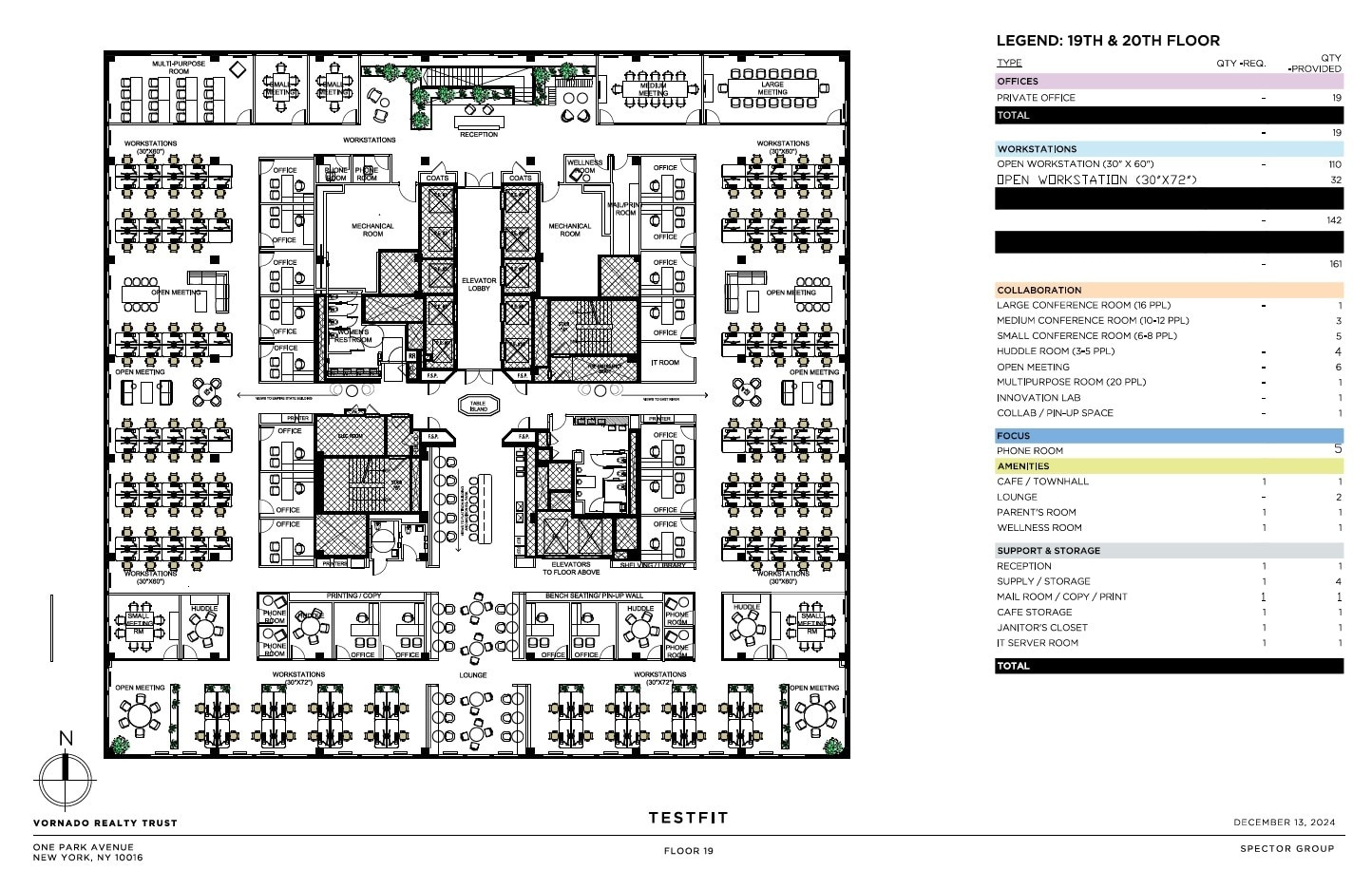 One Park Ave, New York, NY for lease Floor Plan- Image 1 of 1