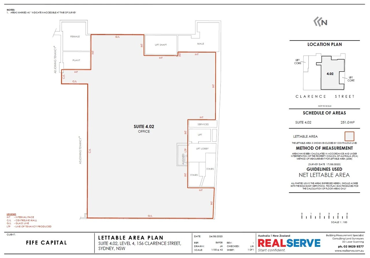 152-156 Clarence St, Sydney à louer Plan d’étage- Image 1 de 1