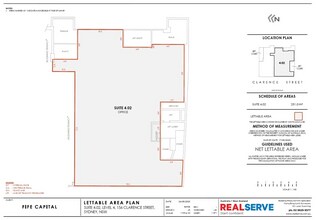 152-156 Clarence St, Sydney à louer Plan d’étage- Image 1 de 1