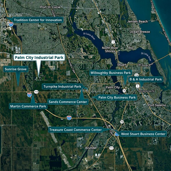 1501 - 1591 SW Poma Dr, Palm City, FL à vendre - Photo du bâtiment - Image 2 de 2