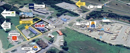 0 Tennessee 13, Hurricane Mills, TN - AÉRIEN Vue de la carte