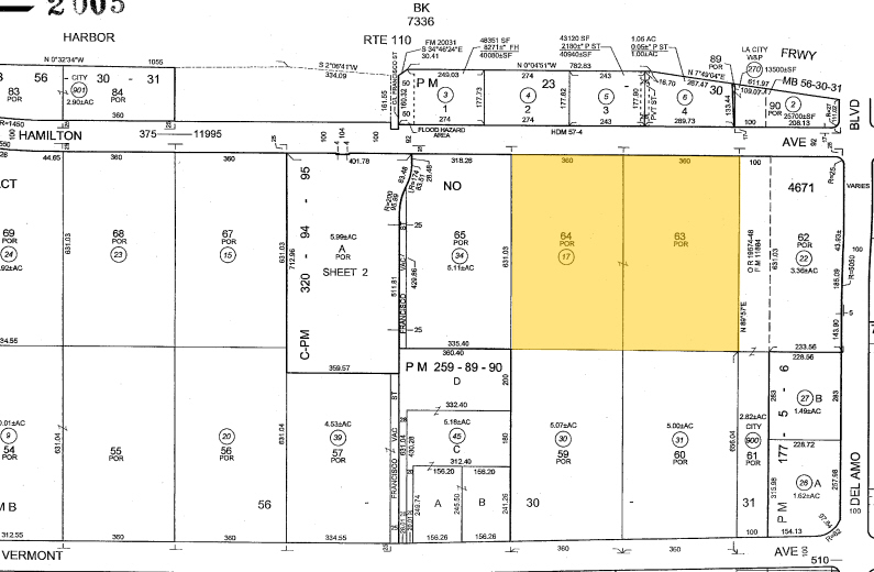 20101 Hamilton Ave, Torrance, CA à louer - Plan cadastral - Image 2 de 2