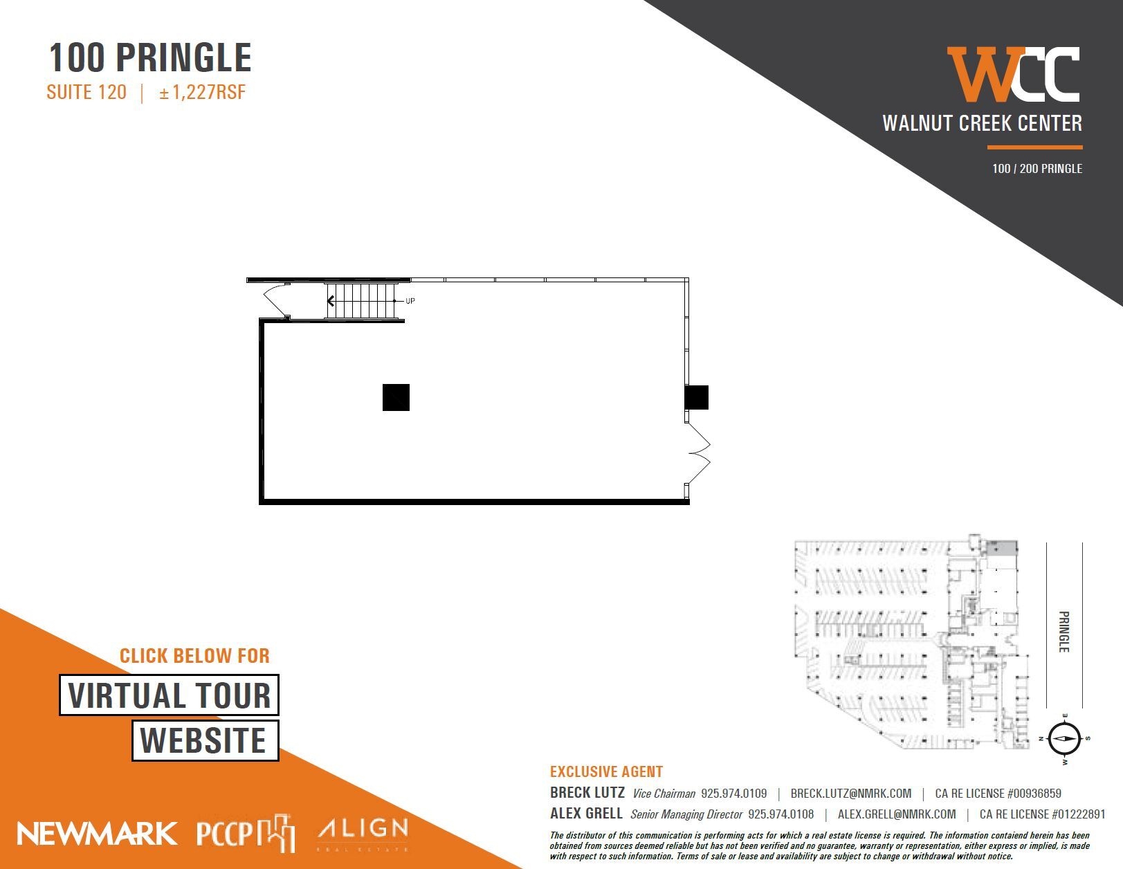 100 Pringle Ave, Walnut Creek, CA for lease Floor Plan- Image 1 of 1