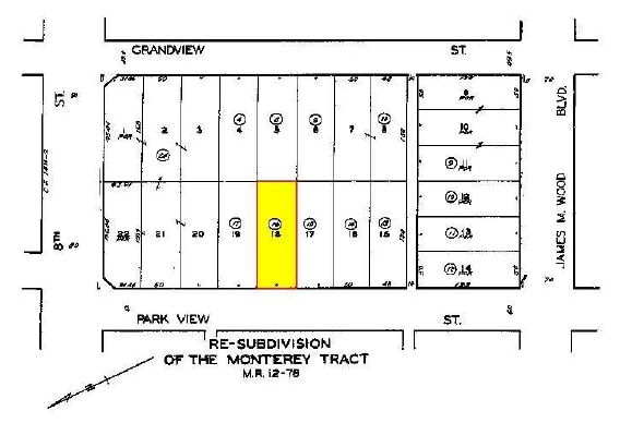822 S Park View St, Los Angeles, CA for sale - Plat Map - Image 3 of 3