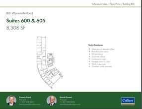 801 Warrenville Rd, Lisle, IL for lease Floor Plan- Image 1 of 3