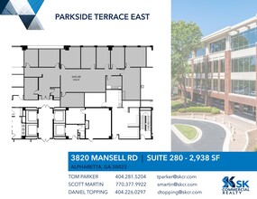 3780 Mansell Rd, Alpharetta, GA à louer Plan de site- Image 1 de 1