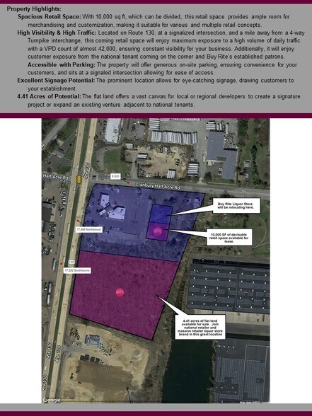 2678 Route 130, Cranbury, NJ à vendre - Photo du bâtiment - Image 2 de 6