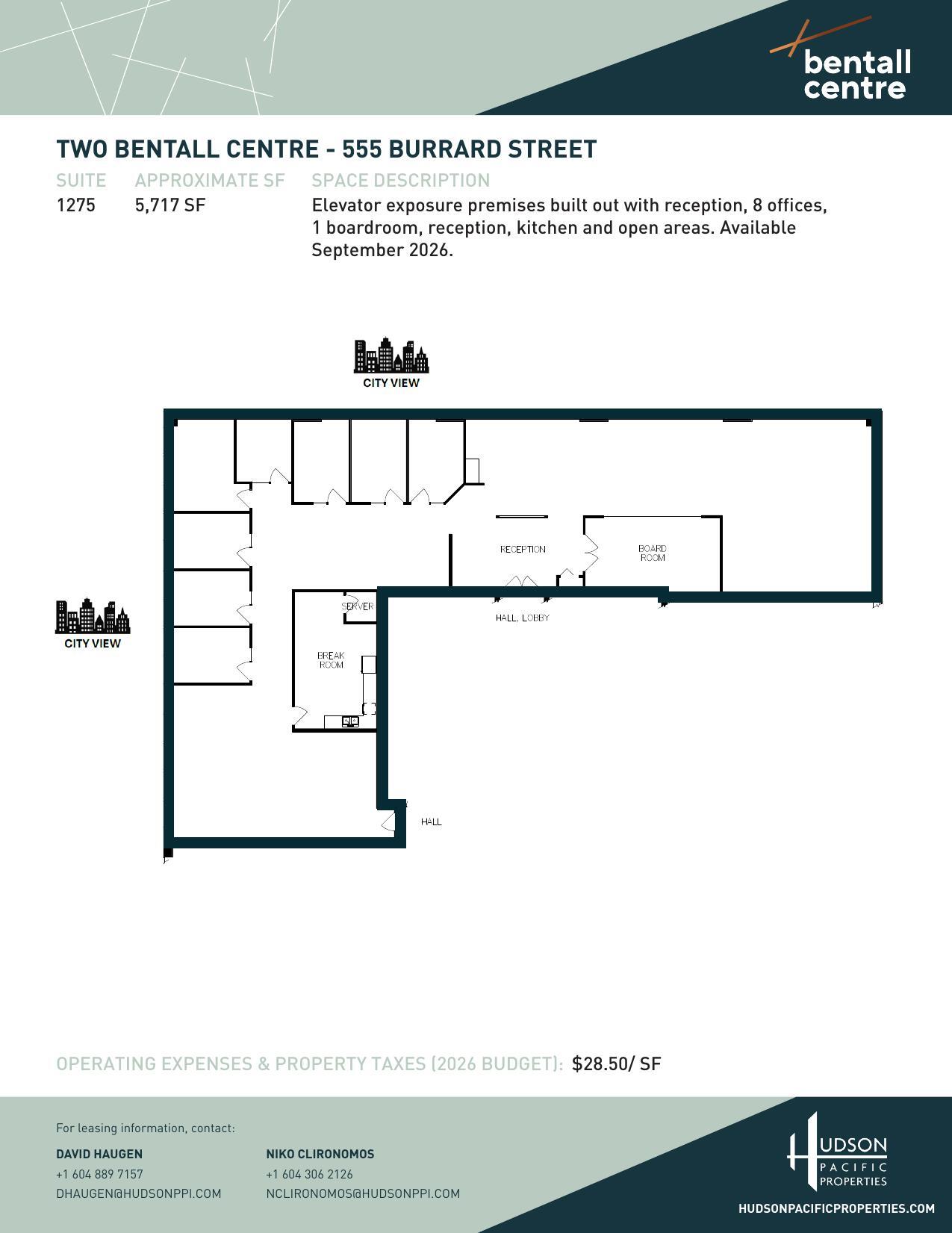 555 Burrard St, Vancouver, BC for lease Floor Plan- Image 1 of 1