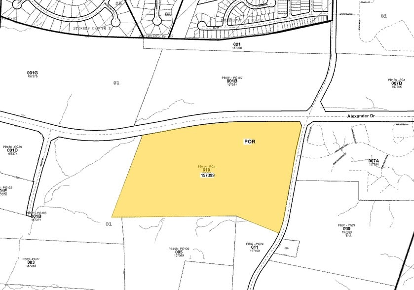 2012 TW Alexander Dr, Durham, NC for lease - Plat Map - Image 2 of 7