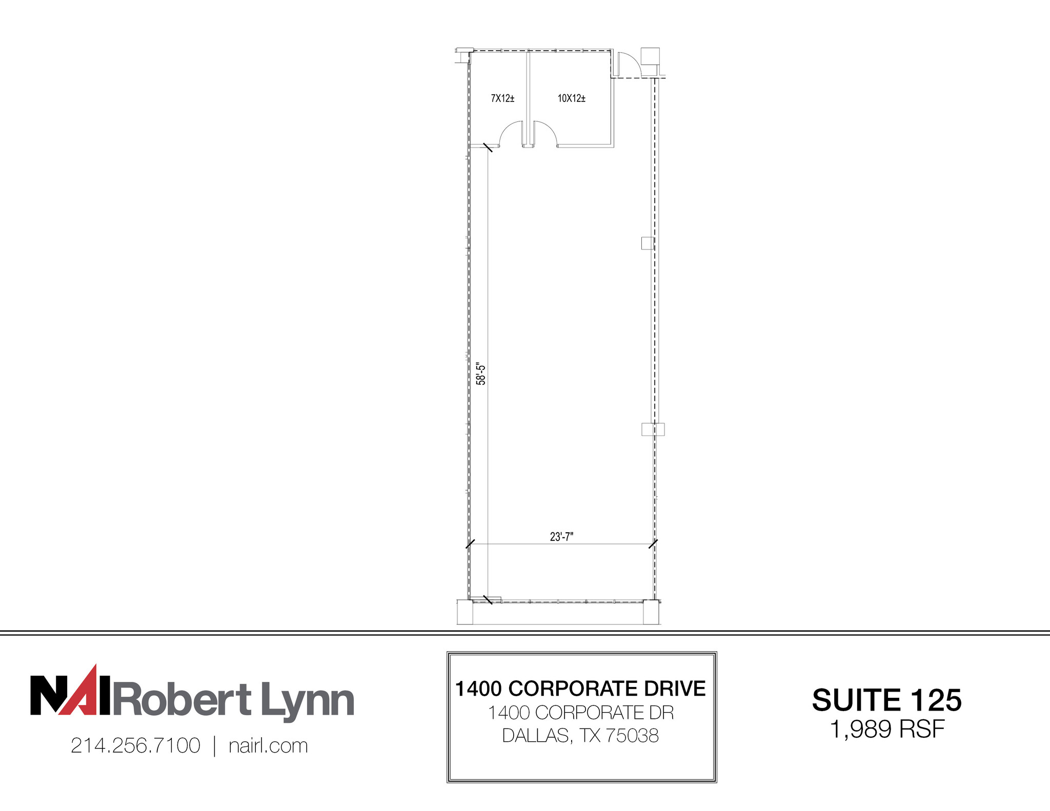 1400 Corporate Dr, Irving, TX for lease Floor Plan- Image 1 of 1