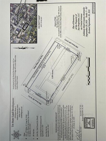18th St, Ashland, KY for sale - Plat Map - Image 2 of 20