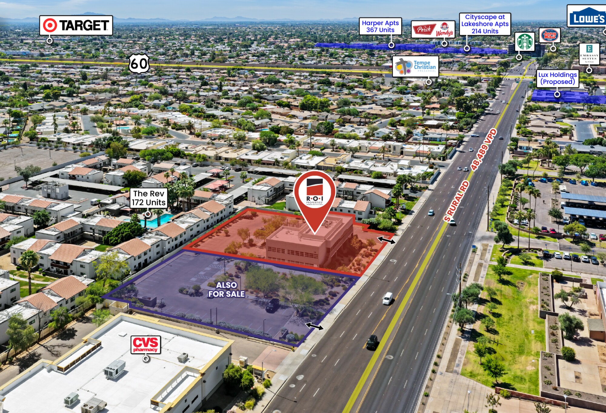 3345 S Rural Rd, Tempe, AZ à vendre Photo du bâtiment- Image 1 de 5