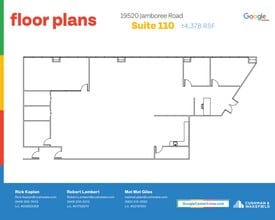 19520 Jamboree Rd, Irvine, CA for lease Floor Plan- Image 1 of 1