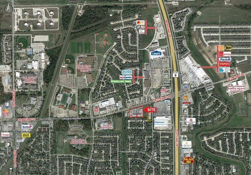 15242 Wallisville Rd, Houston, TX for lease - Aerial - Image 2 of 3