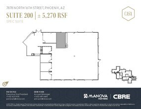 7878 N 16th St, Phoenix, AZ for lease Floor Plan- Image 2 of 2