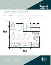 505 Burrard St, Vancouver, BC for lease Floor Plan- Image 1 of 1