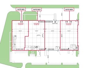 5601-5699 Eastport Blvd, Richmond, VA à louer Plan d’étage- Image 1 de 1