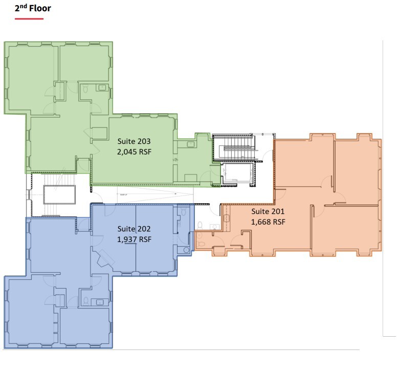 88 Field Point Rd, Greenwich, CT à louer Plan d  tage- Image 1 de 1